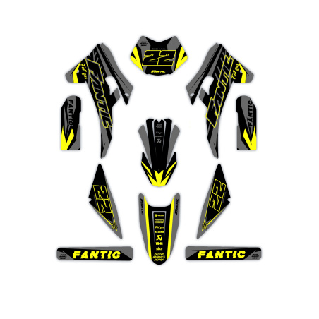 Grafiche moto Fantic | Kit adesivi Personalizzati