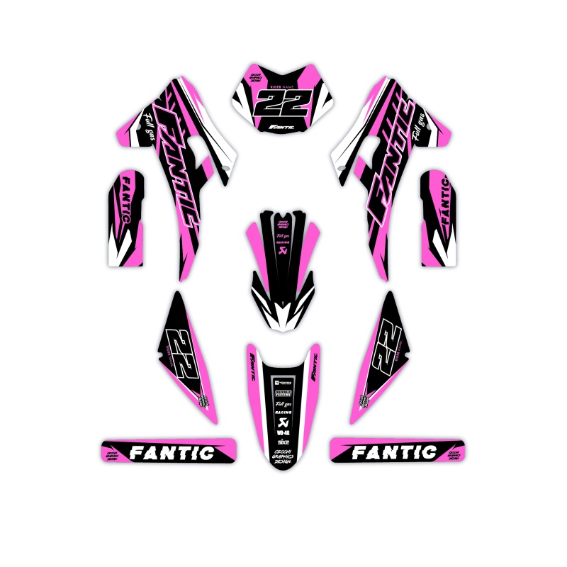 Grafiche moto Fantic | Kit adesivi Personalizzati