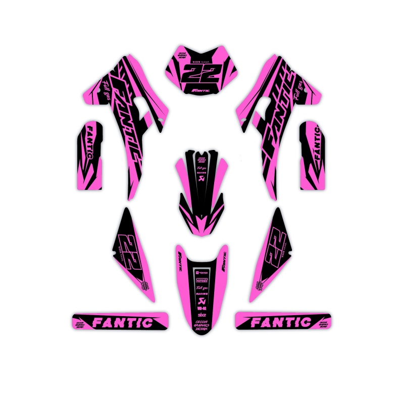 Grafiche moto Fantic | Kit adesivi Personalizzati