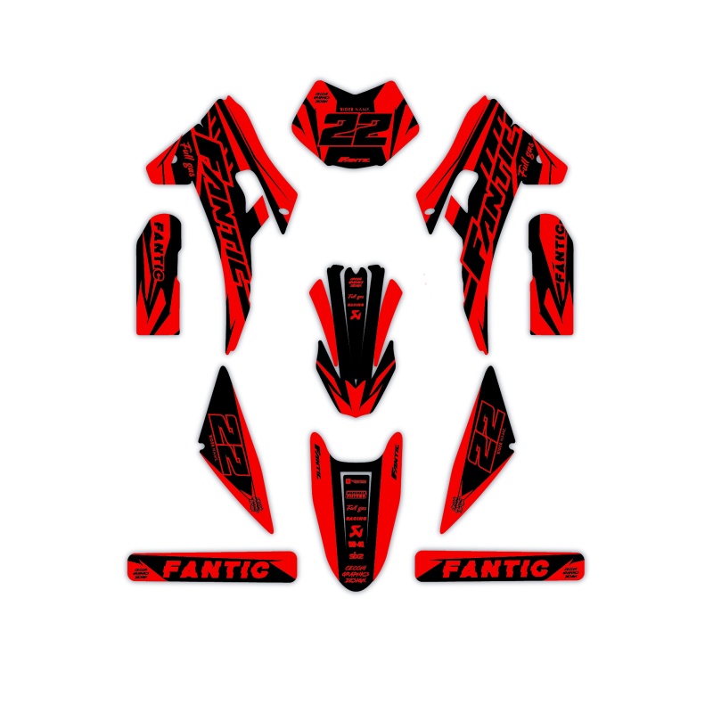 Grafiche moto Fantic | Kit adesivi Personalizzati