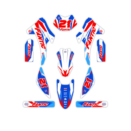 Grafiche moto Fantic | Kit adesivi Personalizzati