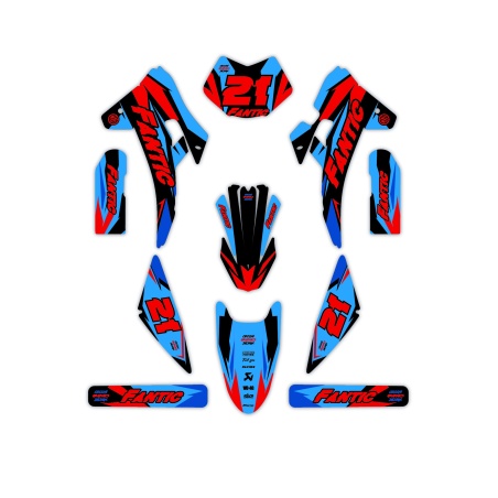 Grafiche moto Fantic | Kit adesivi Personalizzati