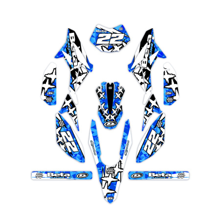 Grafiche moto Beta 50 e 125 4t| Kit adesivi Personalizzati