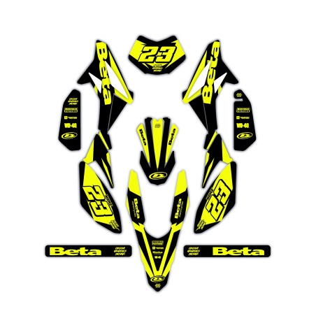 Grafiche moto Beta 50 e 125 4t| Kit adesivi Personalizzati