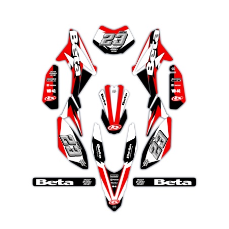 Grafiche moto Beta 50 e 125 4t| Kit adesivi Personalizzati