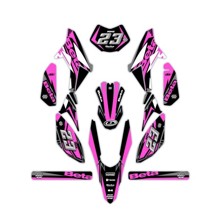 Grafiche moto Beta 50 e 125 4t| Kit adesivi Personalizzati