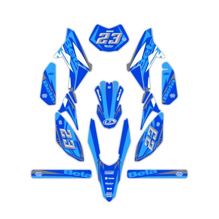 Grafiche moto Beta 50 e 125 4t| Kit adesivi Personalizzati