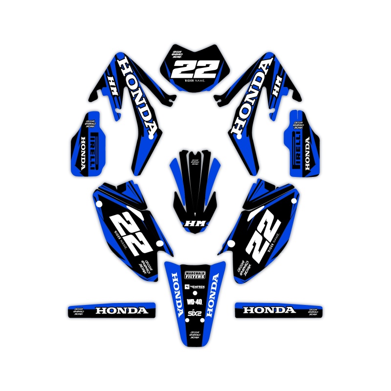 Grafiche moto Hm e Vent 50 o 125 | Kit adesivi Personalizzati