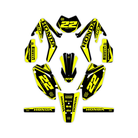 Grafiche moto Hm e Vent 50 o 125 | Kit adesivi Personalizzati