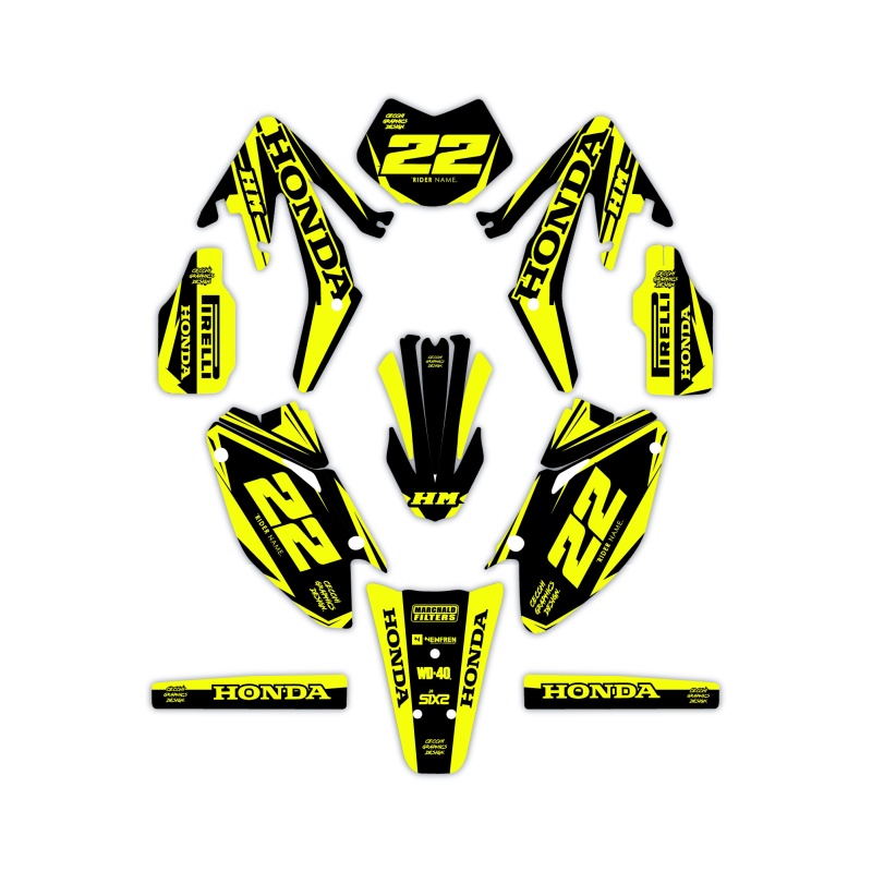 Grafiche moto Hm e Vent 50 o 125 | Kit adesivi Personalizzati