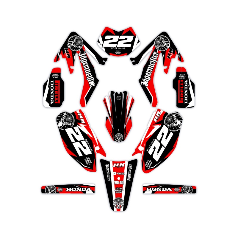 Grafiche moto Hm e Vent 50 o 125 | Kit adesivi Personalizzati