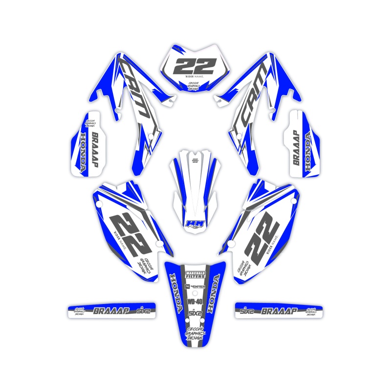 Grafiche moto Hm e Vent 50 o 125 | Kit adesivi Personalizzati