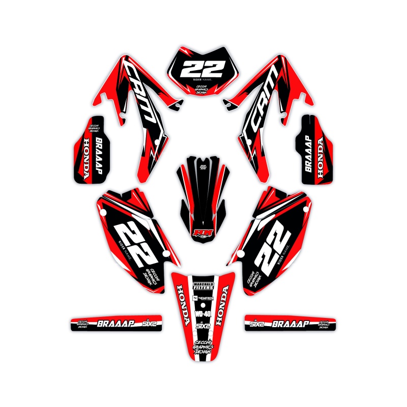 Grafiche moto Hm e Vent 50 o 125 | Kit adesivi Personalizzati