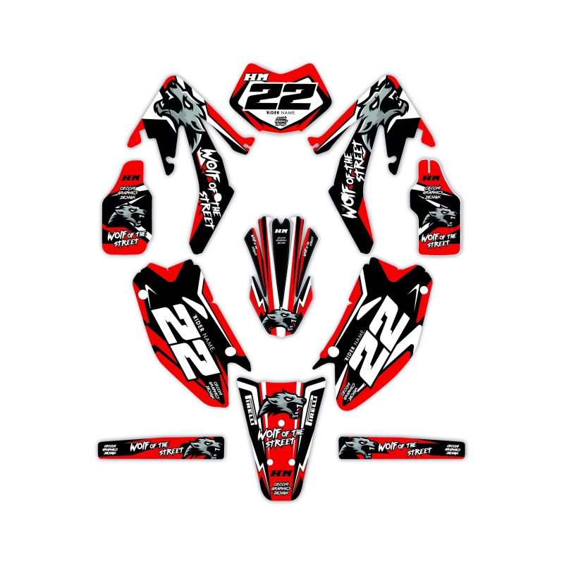 Grafiche moto Hm e Vent 50 o 125 | Kit adesivi Personalizzati