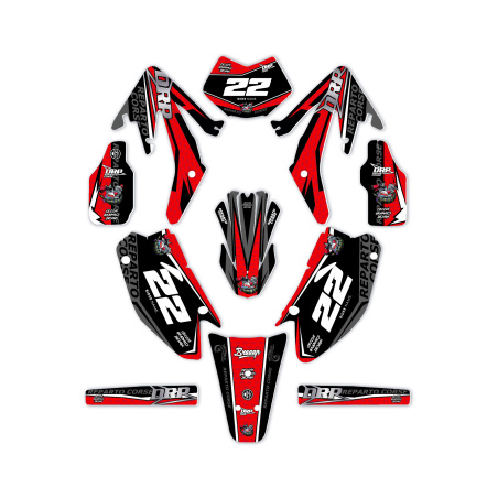 Hm and Vent 50 o 125 motorcycle graphics | Custom sticker kit