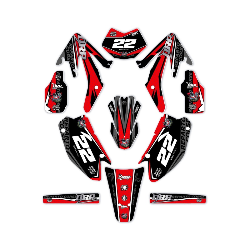 Grafiche moto Hm e Vent 50 o 125 | Kit adesivi Personalizzati