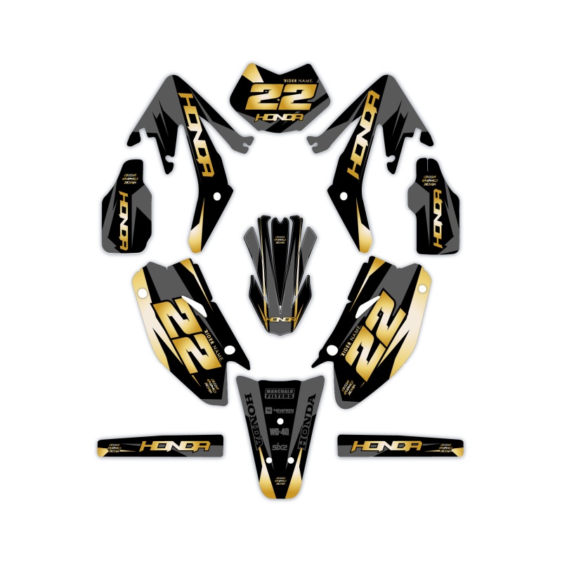 Grafiche moto Hm e Vent 50 o 125 | Kit adesivi Personalizzati