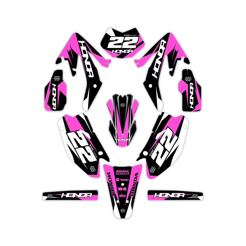 Grafiche moto Hm e Vent 50 o 125 | Kit adesivi Personalizzati