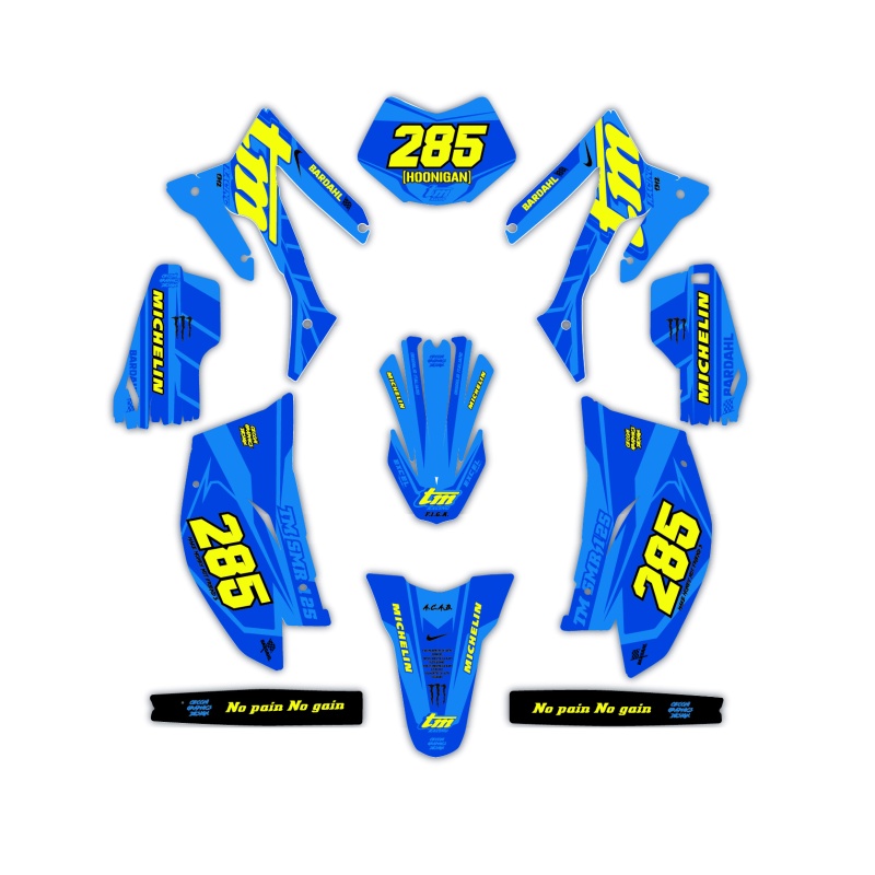 Grafiche moto Tm | Kit adesivi Personalizzati