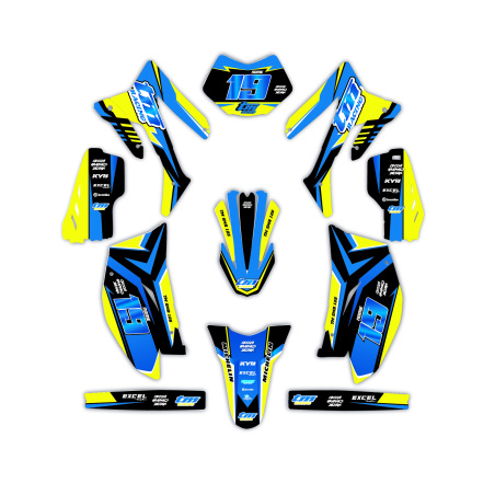 Grafiche moto Tm | Kit adesivi Personalizzati