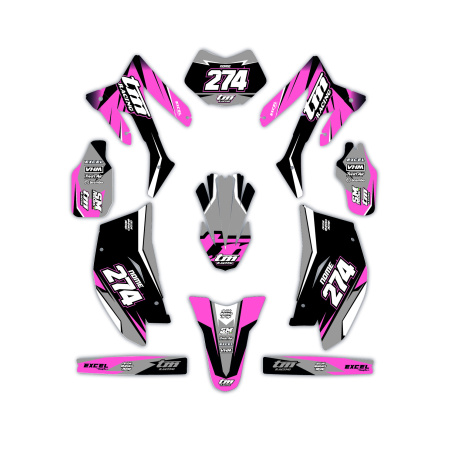 Grafiche moto Tm | Kit adesivi Personalizzati