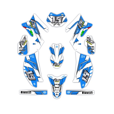 Grafiche moto Tm | Kit adesivi Personalizzati