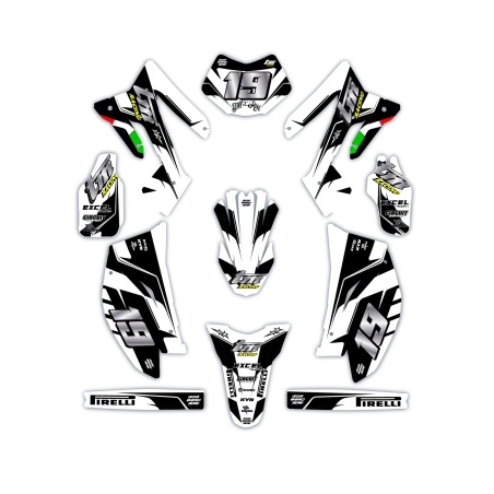 Grafiche moto Tm | Kit adesivi Personalizzati