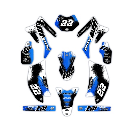 Grafiche moto Tm | Kit adesivi Personalizzati