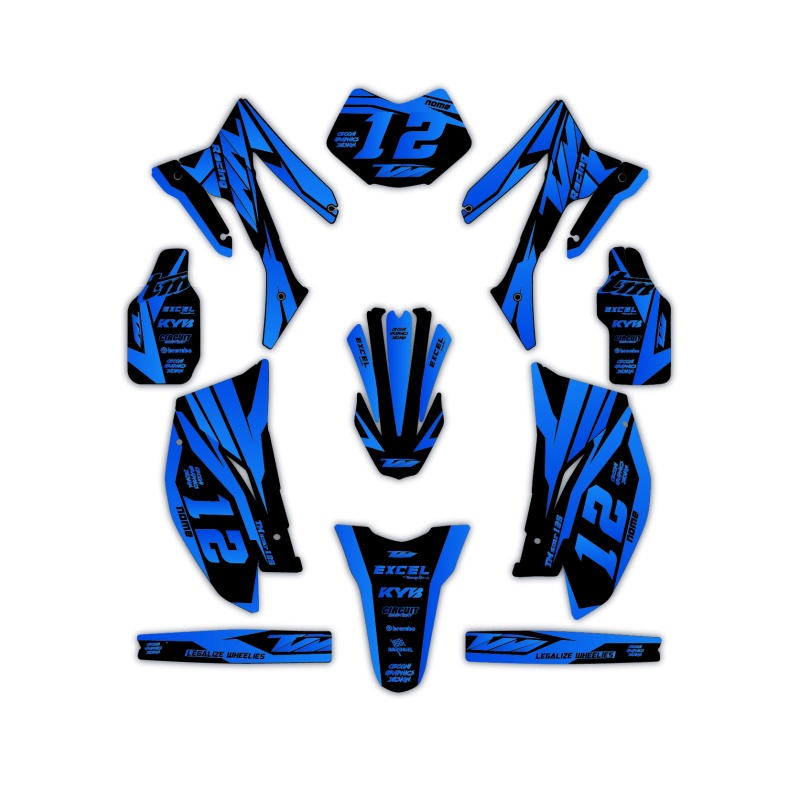 Grafiche moto Tm | Kit adesivi Personalizzati