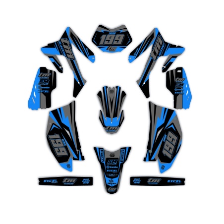 Grafiche moto Tm | Kit adesivi Personalizzati