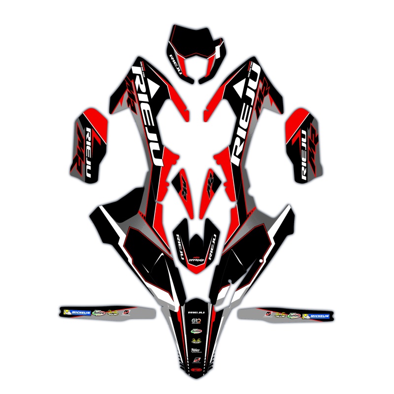 Grafiche moto Rieju | Kit adesivi Personalizzati