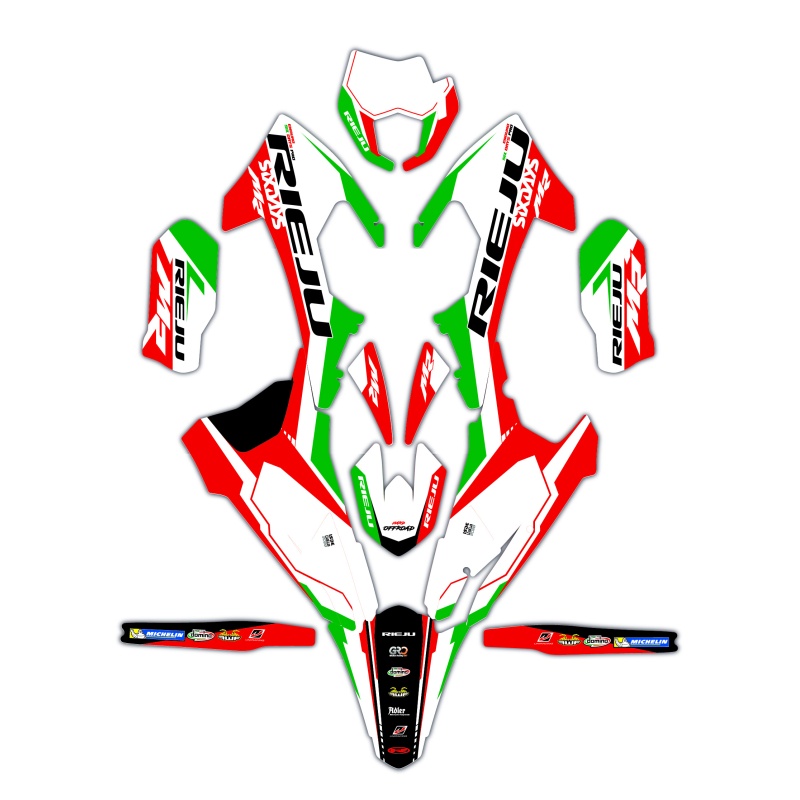 Grafiche moto Rieju | Kit adesivi Personalizzati