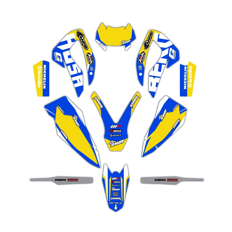 Grafiche moto Husaberg | Kit adesivi Personalizzati