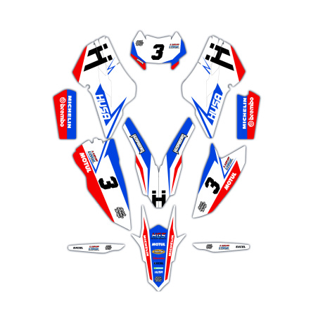 Grafiche moto Husaberg | Kit adesivi Personalizzati