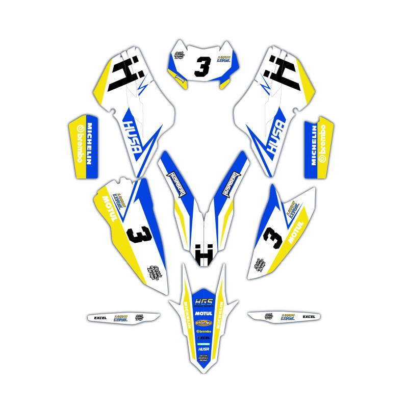 Grafiche moto Husaberg | Kit adesivi Personalizzati