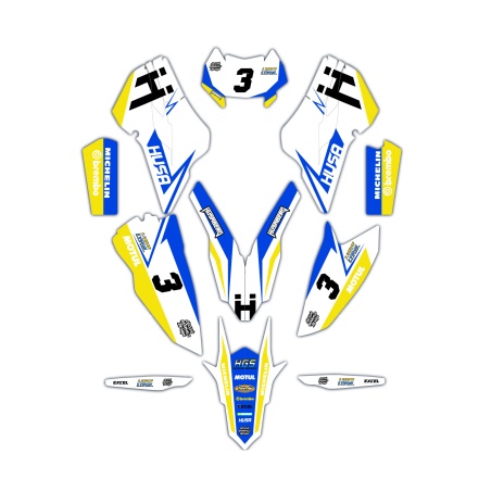 Grafiche moto Husaberg | Kit adesivi Personalizzati