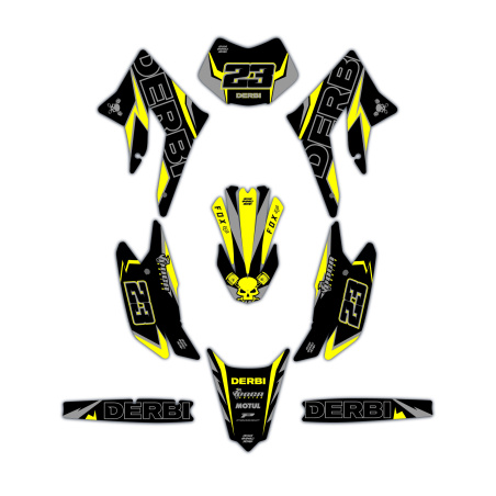 Grafiche moto Derbi | Kit adesivi Personalizzati