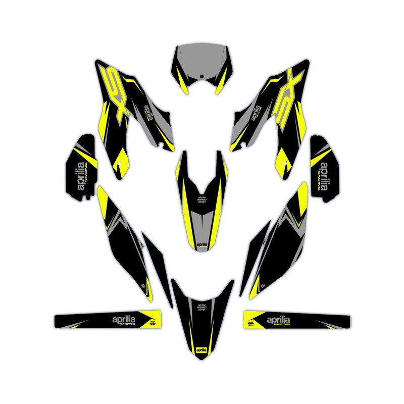 Aprilia motorcycle graphics | Custom sticker kit