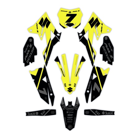 Grafiche moto Suzuki Valenti | Kit adesivi Personalizzati