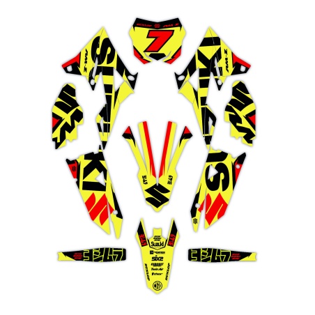 Grafiche moto Suzuki Valenti | Kit adesivi Personalizzati