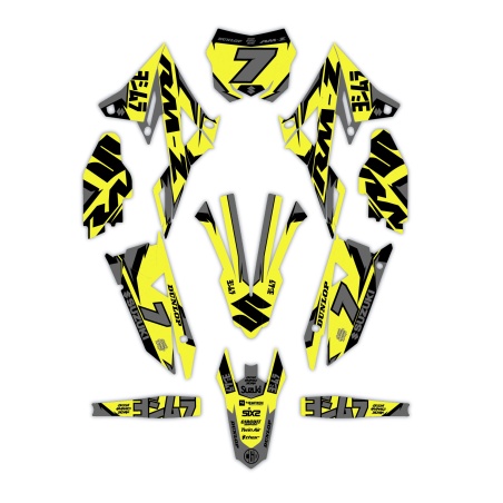 Grafiche moto Suzuki Valenti | Kit adesivi Personalizzati