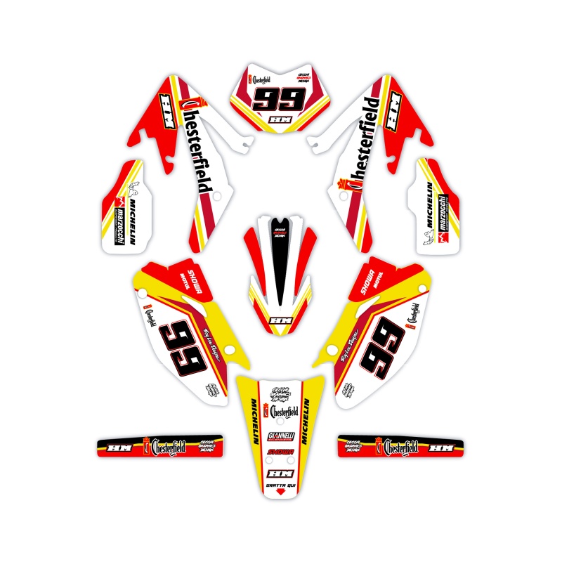 Grafiche moto Hm e Vent 50 o 125 | Kit adesivi Personalizzati