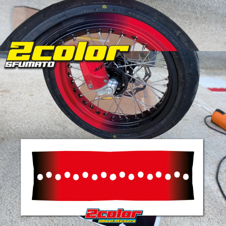 Kit autocollants jantes Bicolor| Personnalisez vos roues