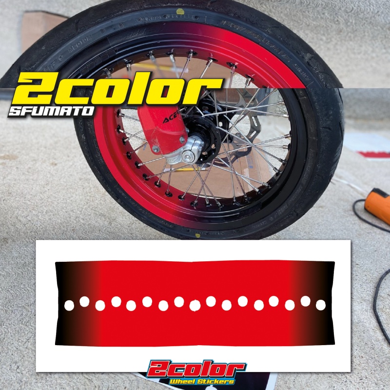 Stickers Kit rims Bicolor | Customize your wheels