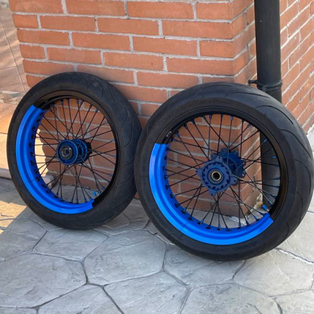 Bicolor Motard  Stickers Kit rims | Customize your wheels