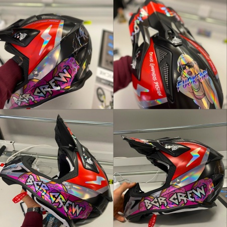 Customize your helmet | Full custom stickers kit for motorbike helmet