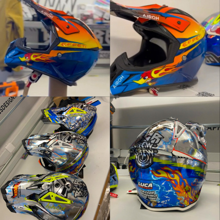 Customize your helmet | Full custom stickers kit for motorbike helmet