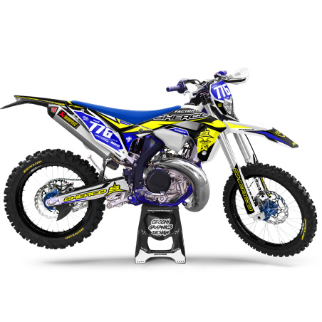 Sherco motorcycle graphics | Custom sticker kit