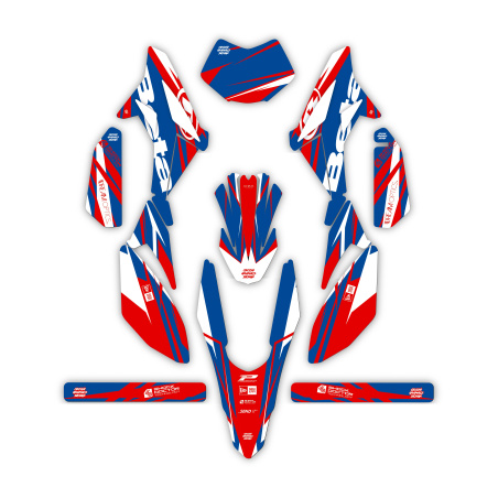 Grafiche moto Beta 50 e 125 4t| Kit adesivi Personalizzati