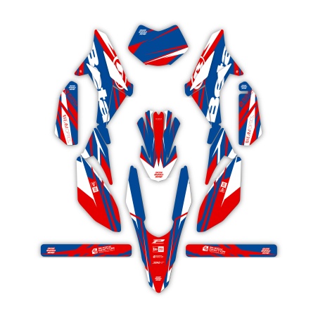 Grafiche moto Beta 50 e 125 4t| Kit adesivi Personalizzati